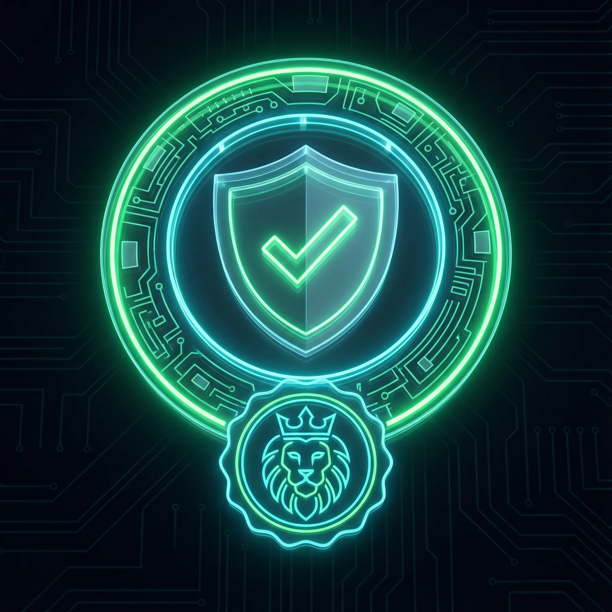 Selo de licença Curaçao eGaming certificando a legalidade do cncbet